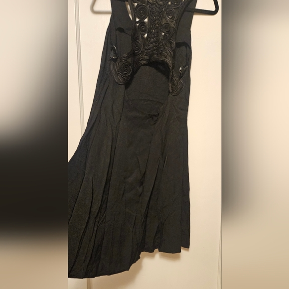 Vintage Jessica McClintock Black Sleeveless Dress - Picture 4 of 8